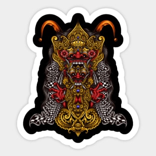 barong and rangda Sticker